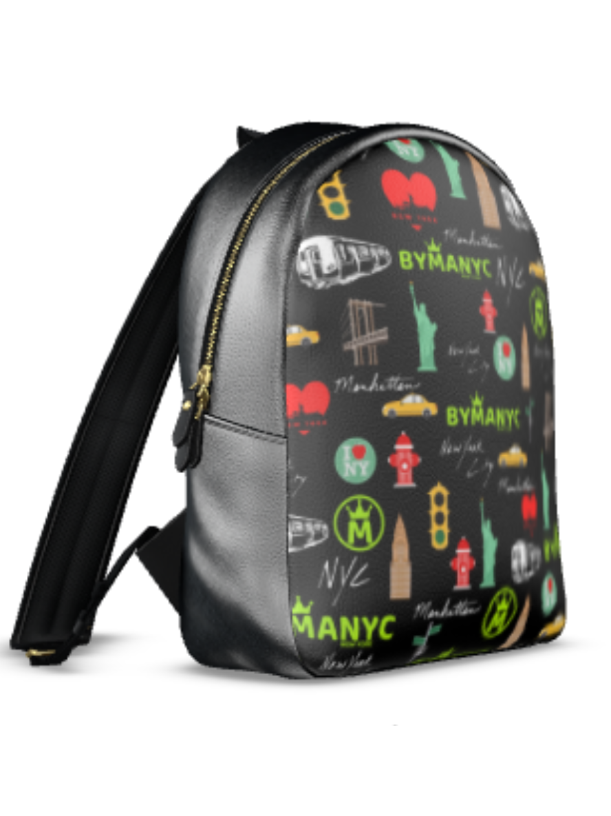 Nappa Leather Nomad Backpack - Handcrafted in Europe Luxury Satchel Bymany NY