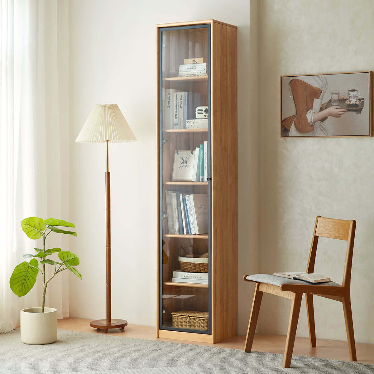 Modern Solid Wood Bookcase