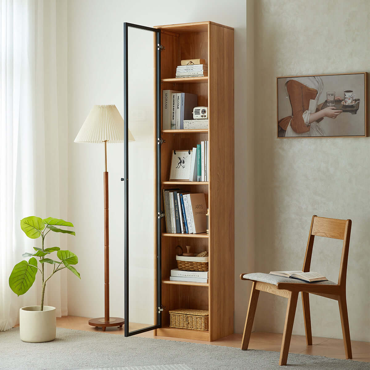 Modern Solid Wood Bookcase