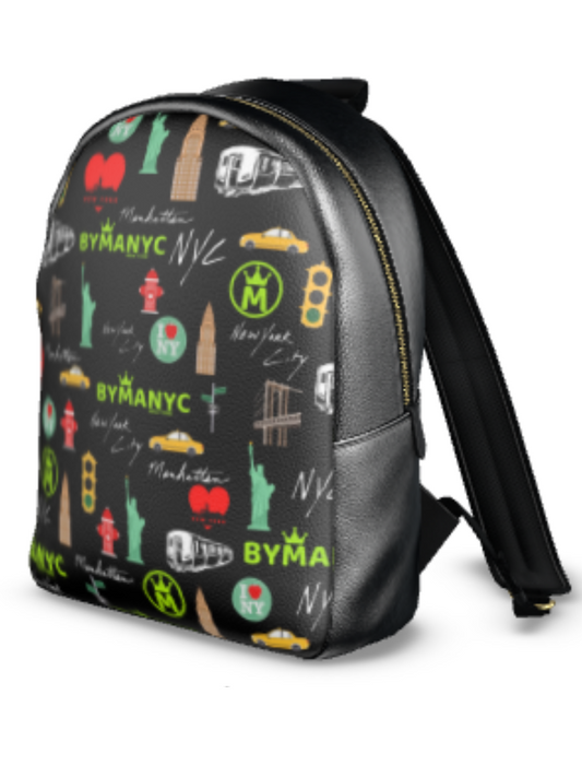 Nappa Leather Nomad Backpack - Handcrafted in Europe Luxury Satchel Bymany NY-1