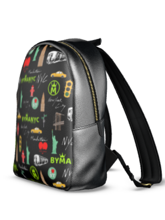Nappa Leather Nomad Backpack - Handcrafted in Europe Luxury Satchel Bymany NY