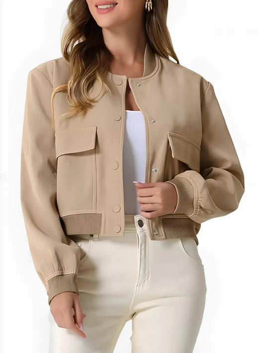 Women's Brooklyn Inspired Baseball Collar Jacket by BYMANYC NYC