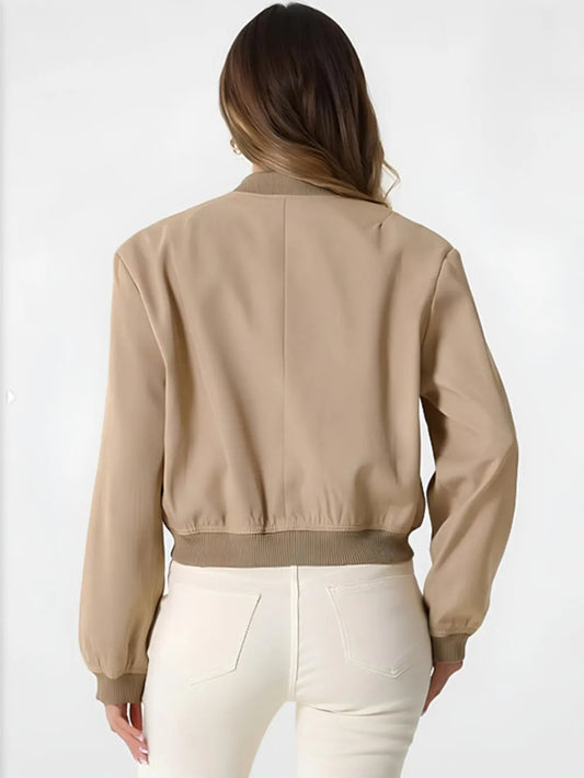 Women's Brooklyn Inspired Baseball Collar Jacket by BYMANYC NYC