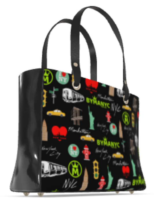 LA VIE EN ROSE Manhattan Vegan Elegance Luxury Bag By BYMANYC New York