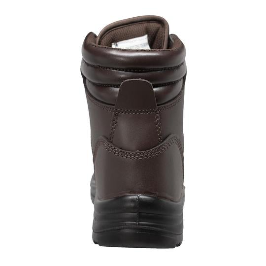 Men's Brown Steel Toe 6" Work Leather Boots