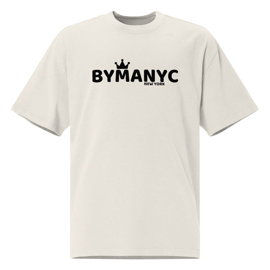 Men's Organic Faded Oversized T-Shirt New York Style Vegan Cotton LUXE BYMANYC
