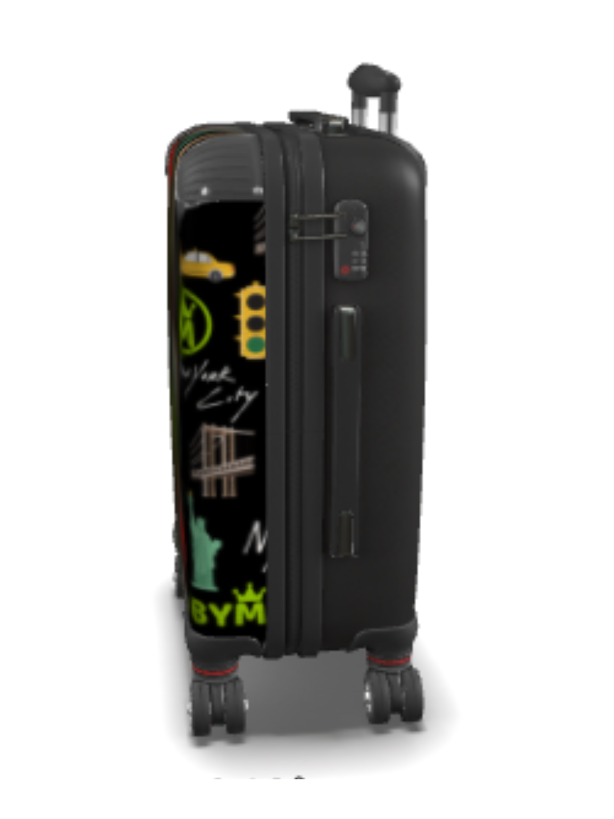 Luxury Travel Bag Luggage Eco Friendly Executive Suitcases Manhattan Style-2