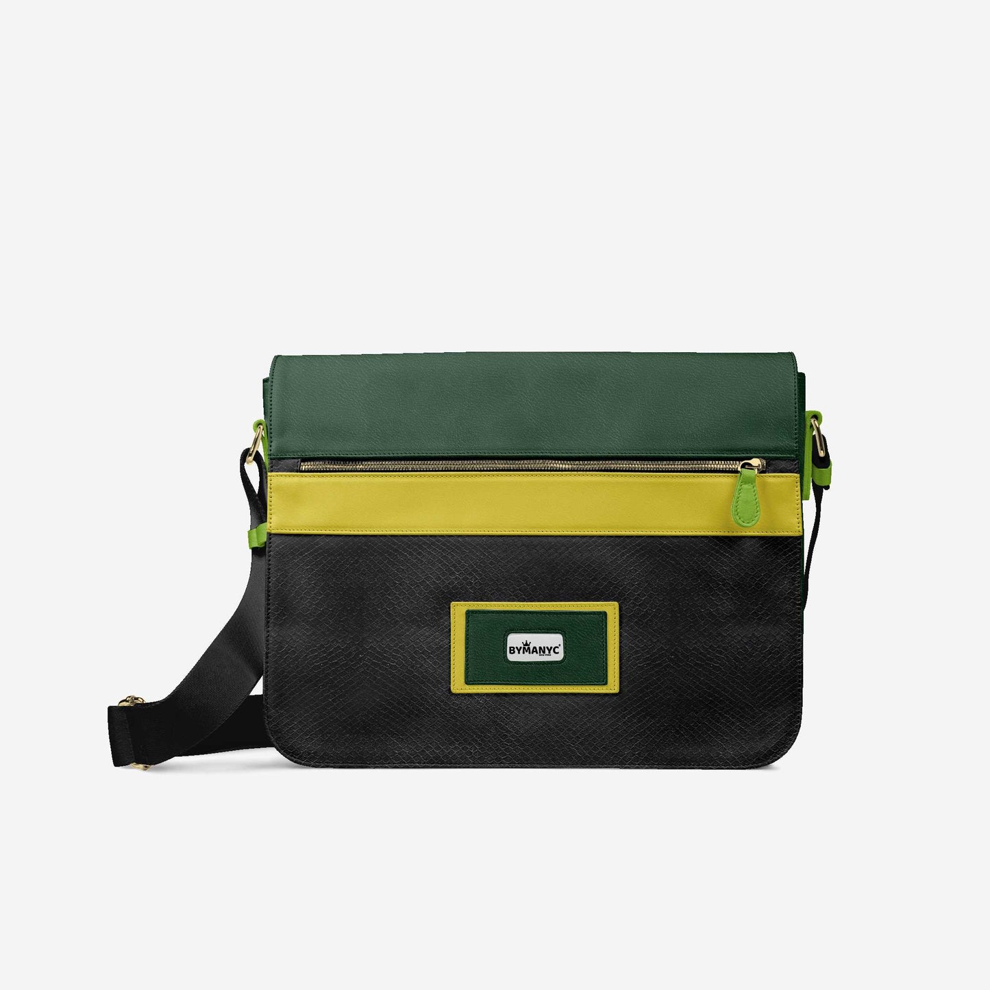 Vegan Executive 16" Messenger Bag Crafted in Italy