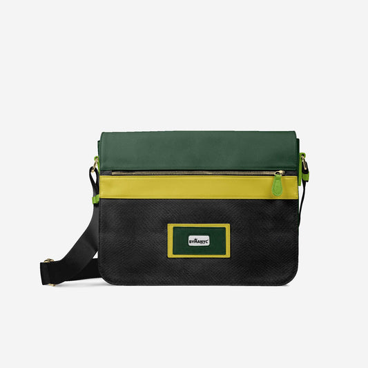 Vegan Executive 16" Messenger Bag Crafted in Italy