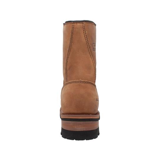 Women's Brown 9" Logger Leather Work Boots