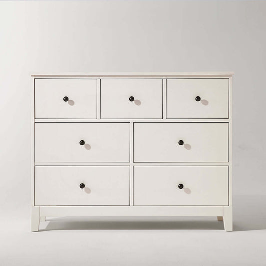 Minimalist Cream 7 Drawer Storage Cabinet-1